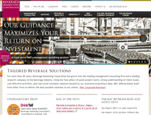 Tablet Screenshot of beveragemarketing.com